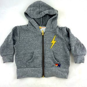 Aviator Nation Infant Lightening Bolt Hoodie